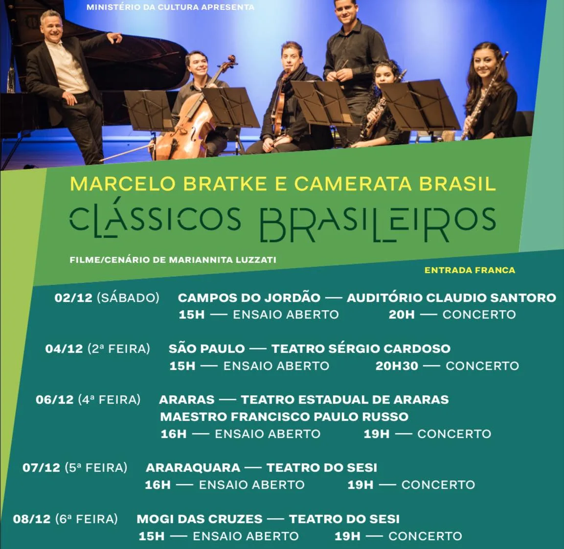 Música brasileira para piano – Daniel Padovan