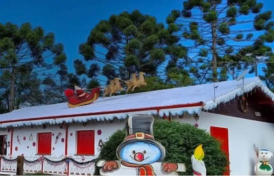 Casa do Papai Noel na Montanha