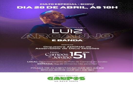 Culto Especial + Show – Luiz Arcanjo e Banda