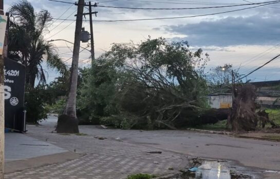 Ciclone extratropical causa transtornos no estado de São Paulo