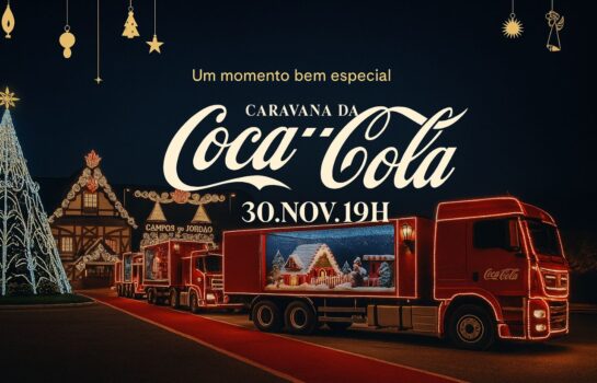 Campos do Jordão recebe pela primeira vez a Caravana de Natal da Coca-Cola em 2025