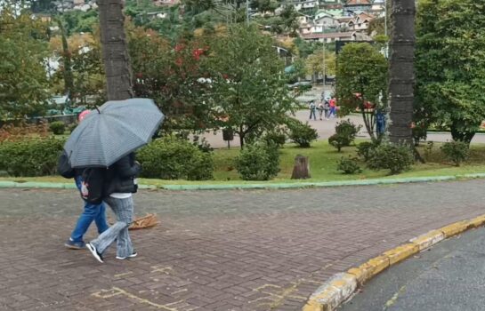 Defesa Civil emite alerta para chuvas intensas na Serra da Mantiqueira