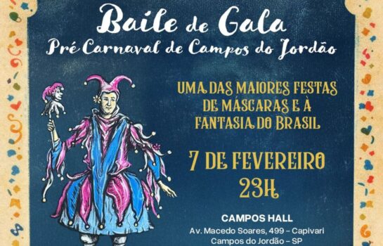 Campos do Jordão recebe Baile de Gala de Pré-Carnaval com proposta de luxo e superprodução inédita
