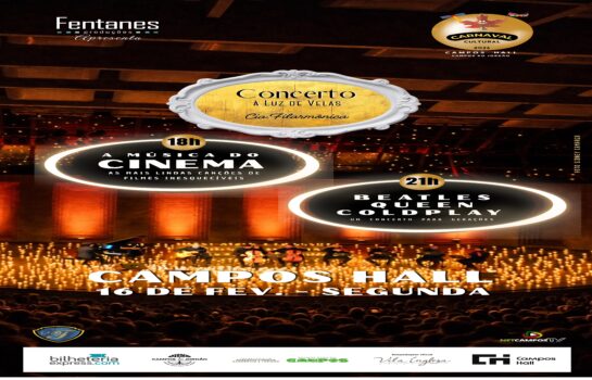 Carnaval Cultural: Concerto á Luz de Velas – CIA Filarmônica